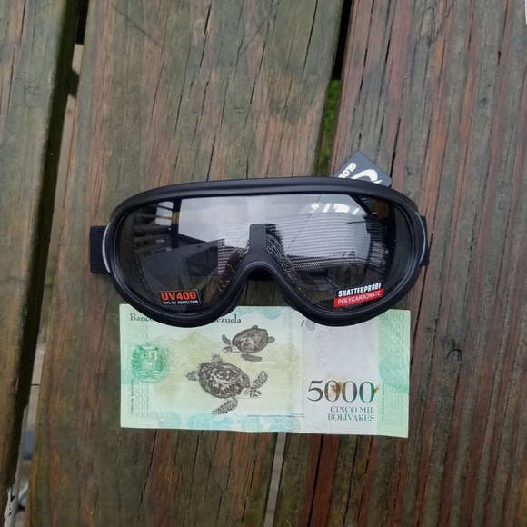 Trump Clear Goggles Burning Man Motorcycle free Foreign currency while supplies - Picture 2 of 6